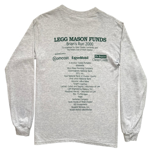 T-Shirt Vintage Legg Mason Funds Brian's Run 2000 Manches Longues