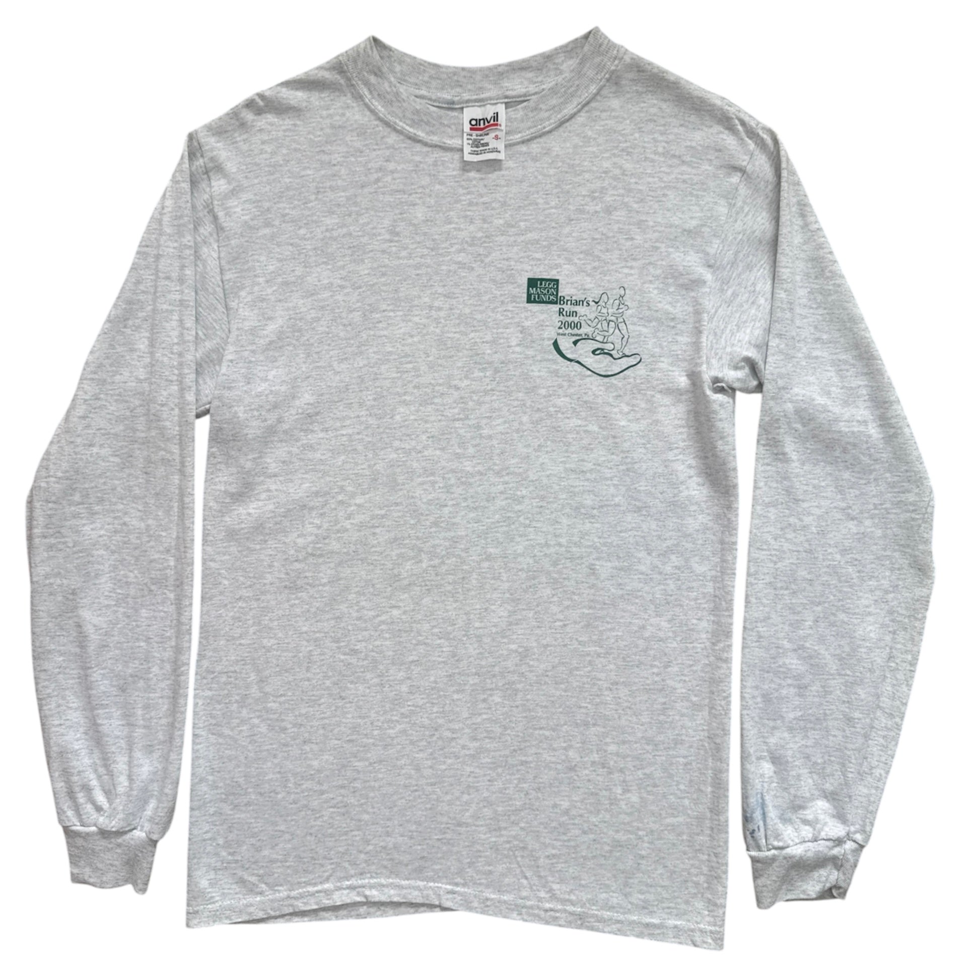 T-Shirt Vintage Legg Mason Funds Brian's Run 2000 Manches Longues