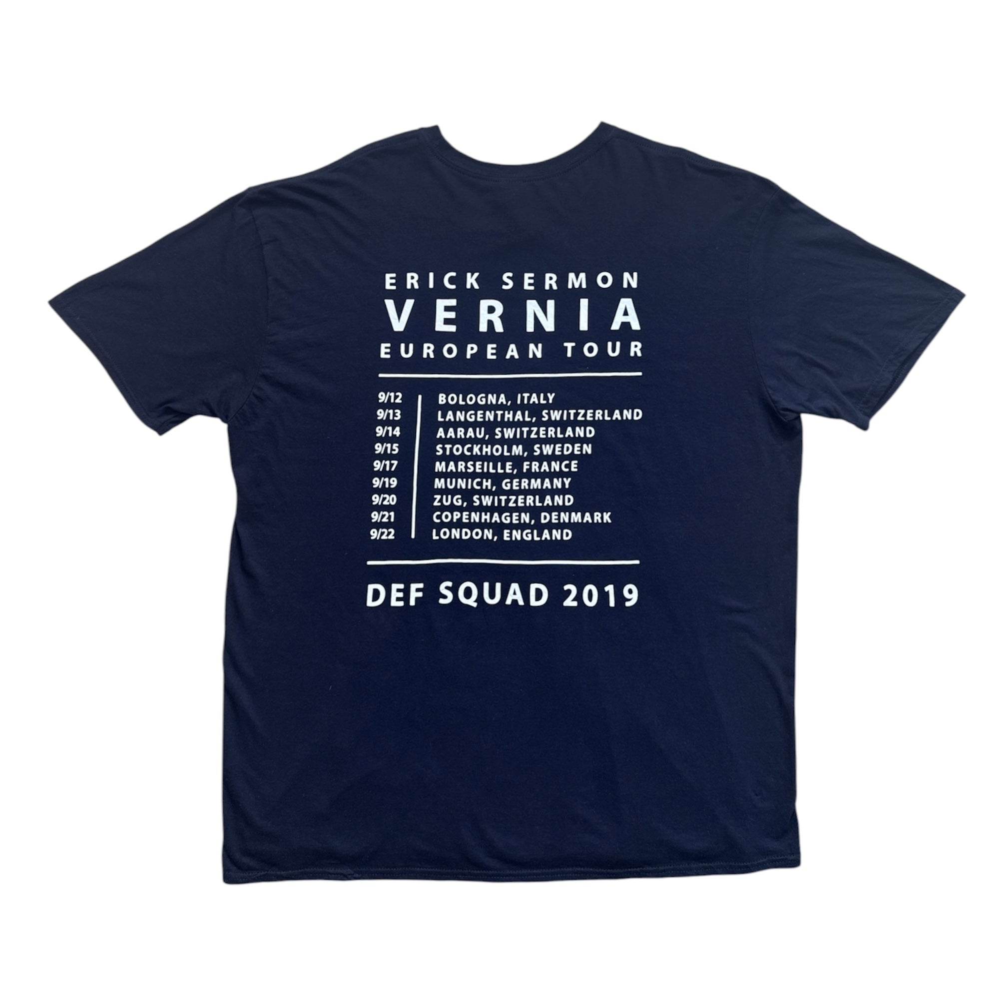 T-Shirt Vintage Def Squad Erick Sermon European Tour 2019