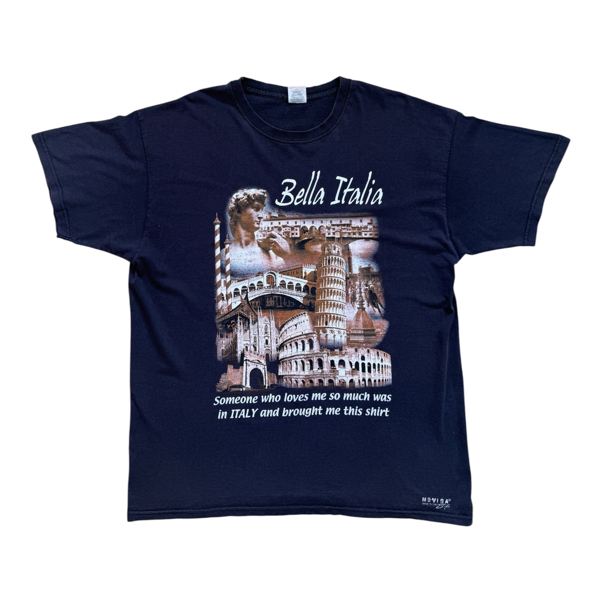 T-Shirt Vintage Bella Italia Souvenir Navy Movida