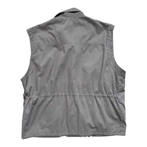 Gilet Vintage Multi-Poches Kaki