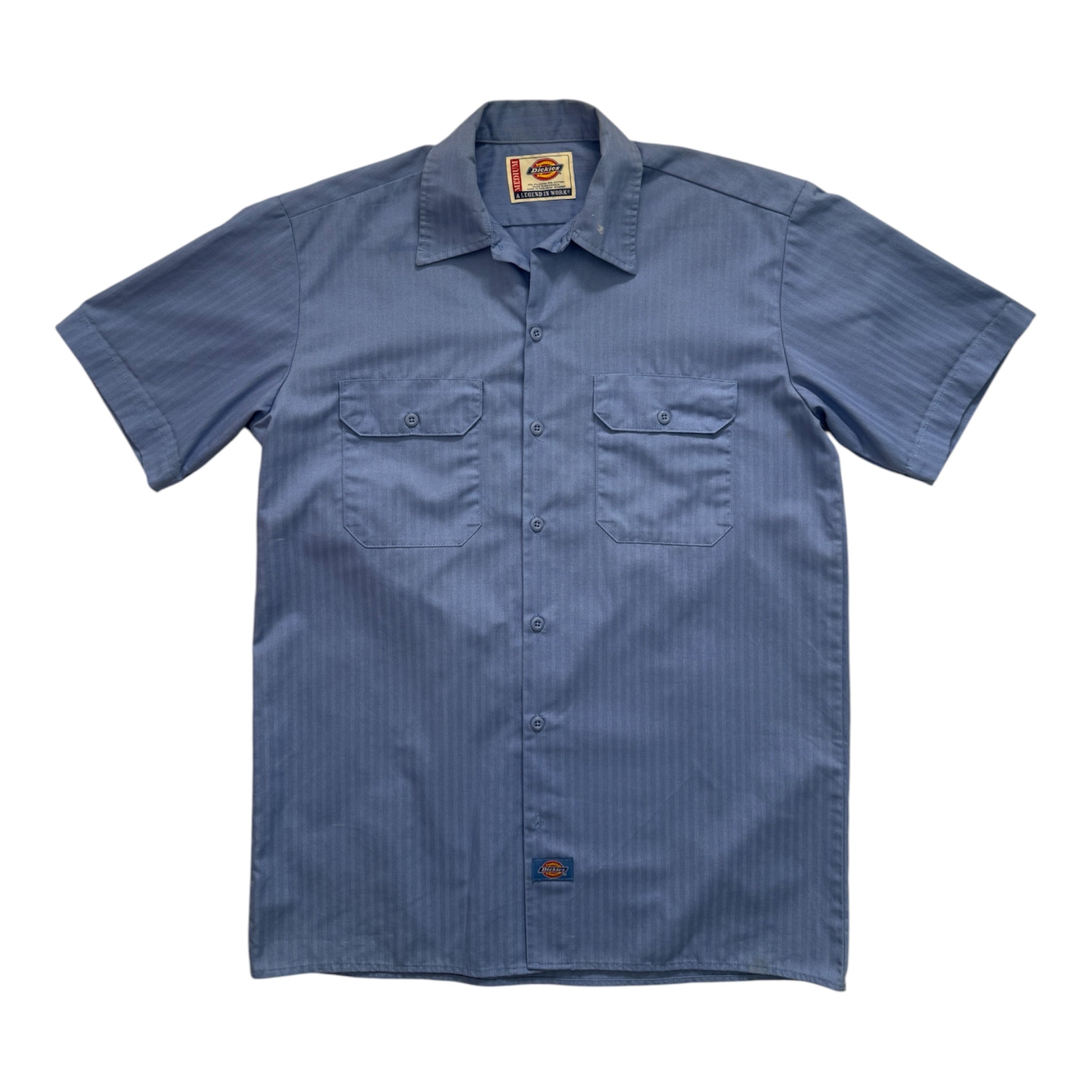 Chemise Dickies Manches Courtes Bleu Vintage