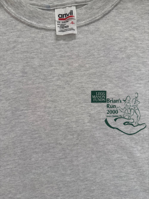 T-Shirt Vintage Legg Mason Funds Brian's Run 2000 Manches Longues