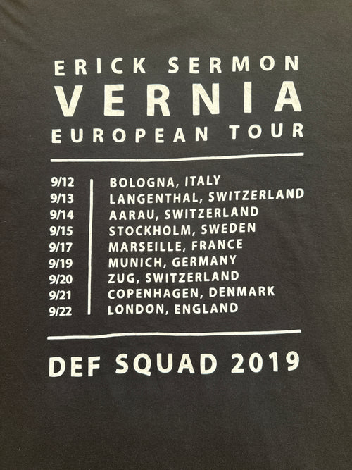 T-Shirt Vintage Def Squad Erick Sermon European Tour 2019