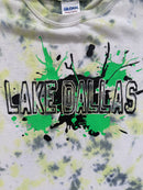 T-Shirt Vintage Lake Dallas Tie-Dye Vert