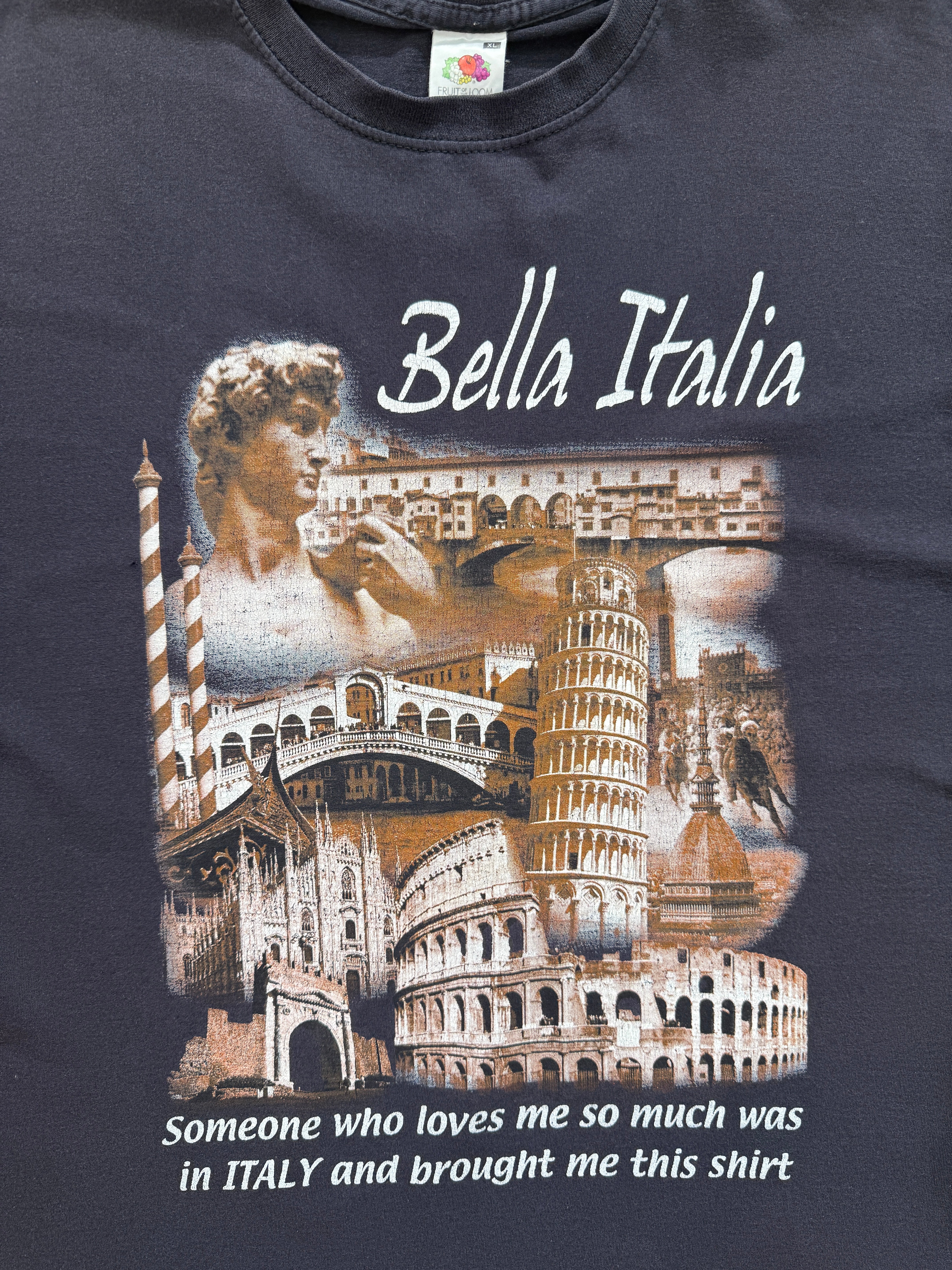 T-Shirt Vintage Bella Italia Souvenir Navy Movida