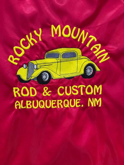 Bomber Nylon Vintage Rocky Mountain Rod & Custom