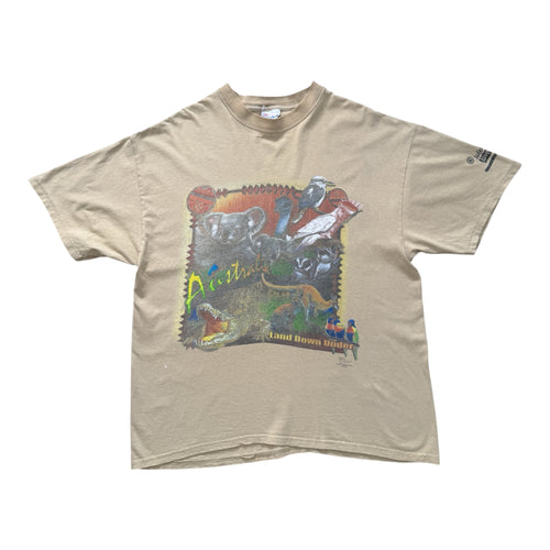 T-Shirt Vintage Australia "Land Down Under" Sable