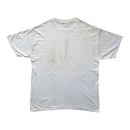 T-Shirt Vintage King & Queen of Hearts Skull Tattoo Art Blanc