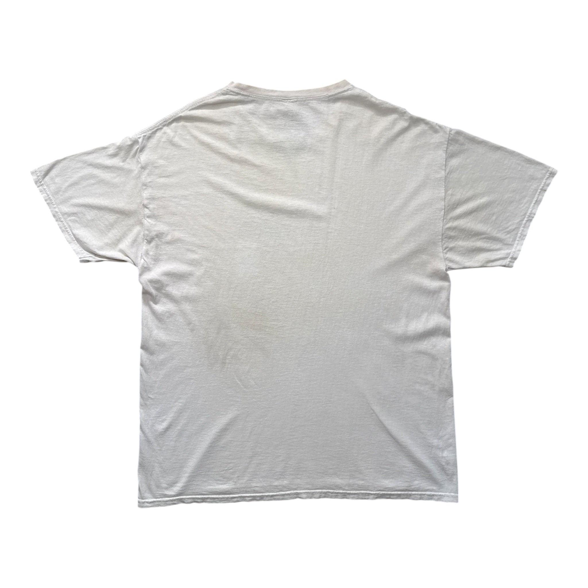 T-Shirt Vintage "No Luck But Bad Luck" Blanc