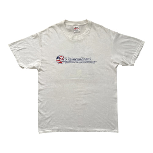 T-Shirt Vintage LCI International "Ultimate Ride" Blanc