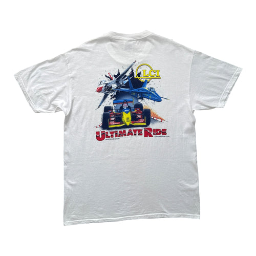 T-Shirt Vintage LCI International "Ultimate Ride" Blanc