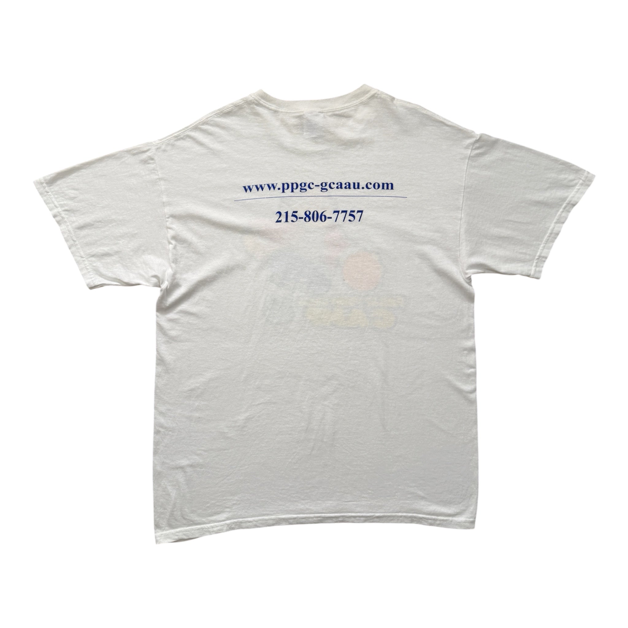 T-Shirt Vintage Philly Point Guard Camp Basketball Blanc