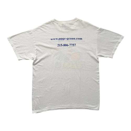T-Shirt Vintage Philly Point Guard Camp Basketball Blanc