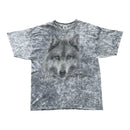 T-Shirt Vintage Polar Wolf All-Over Print Acid Wash