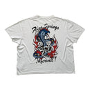 T-Shirt Vintage AllSaints "Hope Springs Infernal" Blanc