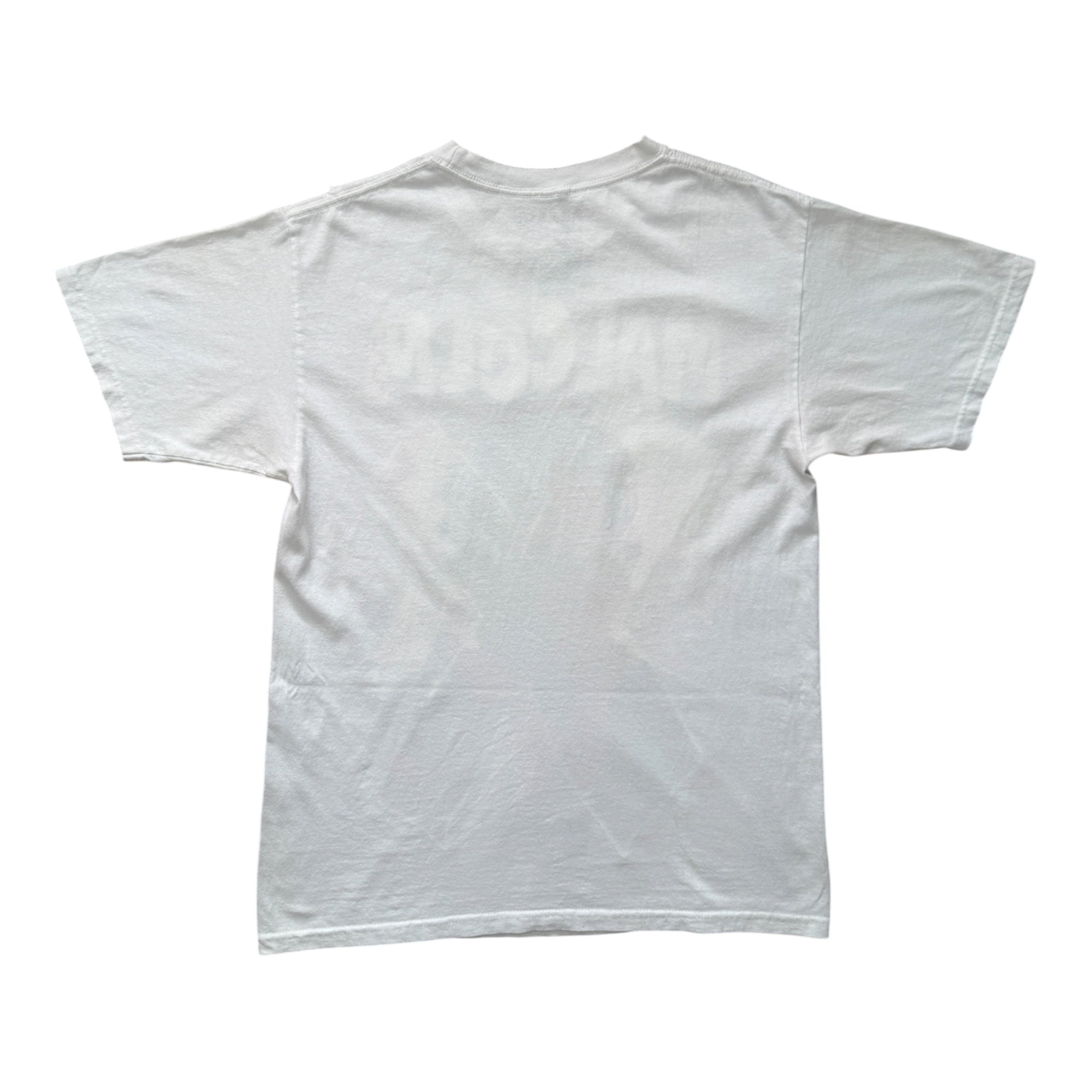 T-Shirt Vintage Reason "Malcolm X" Pop Art 90s Blanc