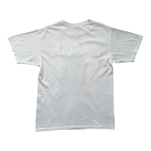 T-Shirt Vintage Reason "Malcolm X" Pop Art 90s Blanc