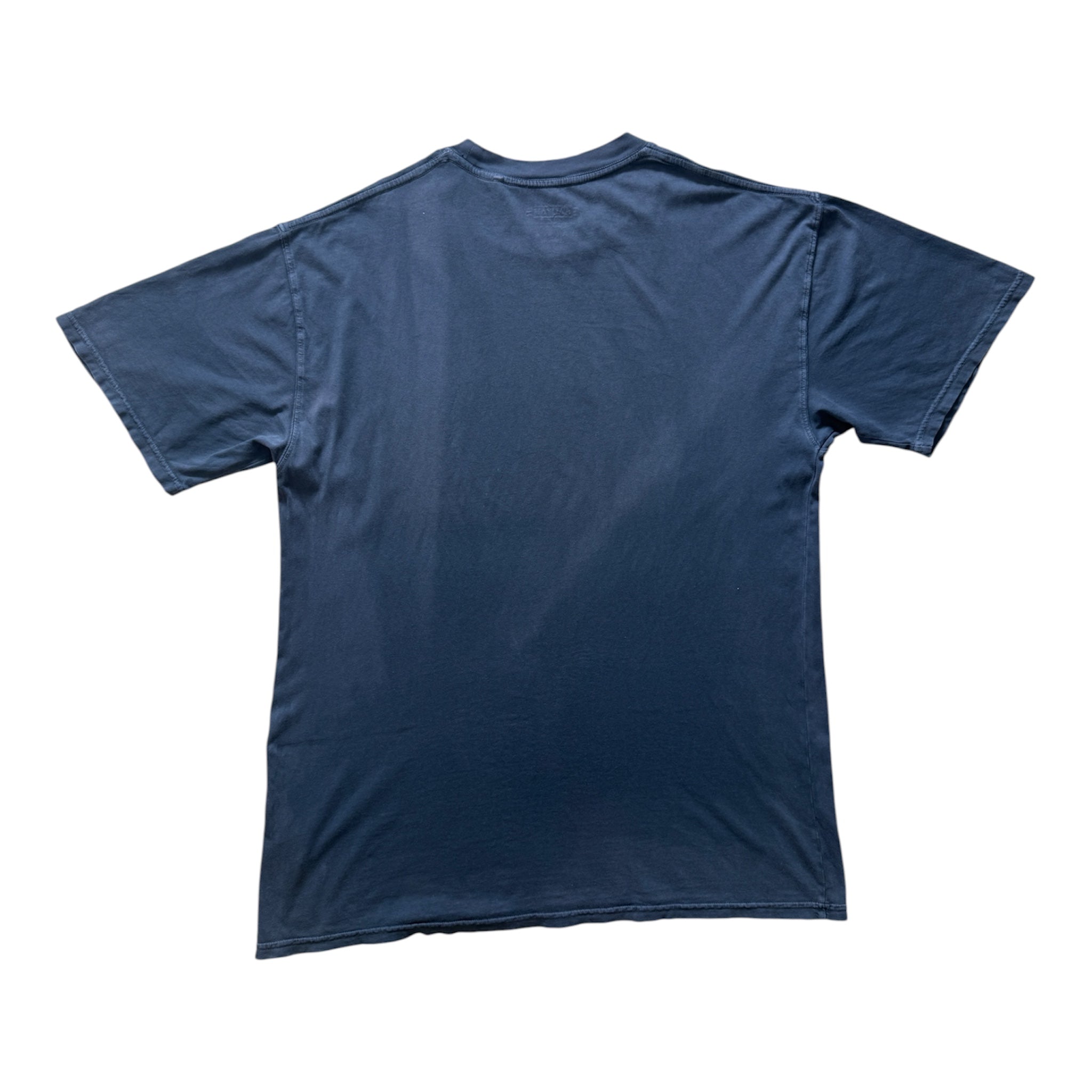 T-Shirt Vintage Aaliyah Portrait Bleu Marine