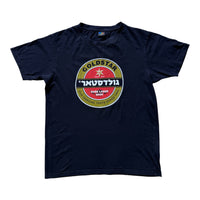 T-Shirt Vintage Goldstar Beer Dark Lager Bleu Marine
