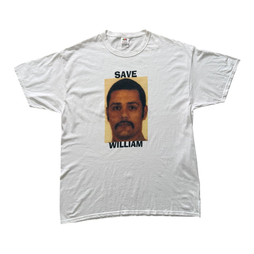 T-Shirt Vintage "Save William" x CED Central South Cobra Blanc
