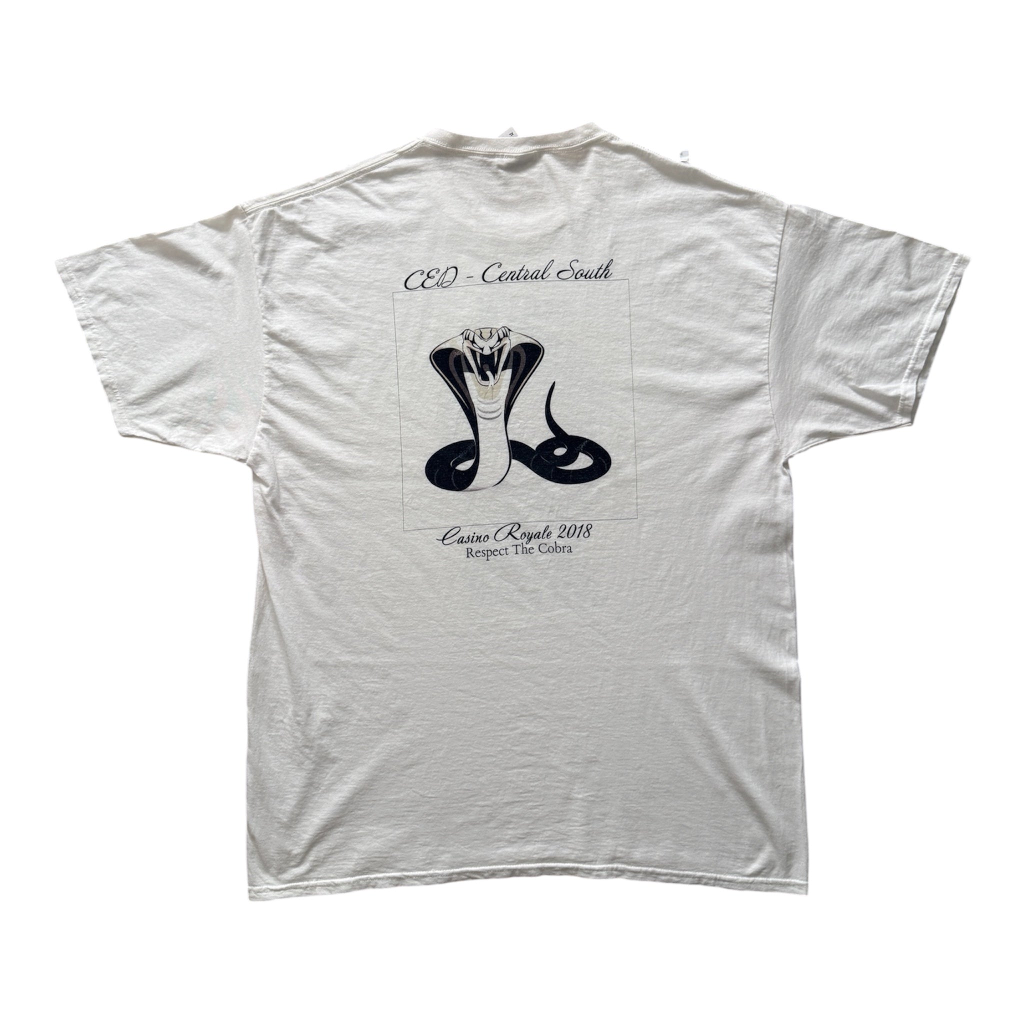 T-Shirt Vintage "Save William" x CED Central South Cobra Blanc
