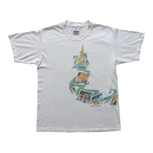 Parrot Cay Cruising Paradise 20th Anniversary Tee — Vintage 1989