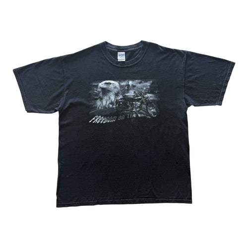 Freedom on the Road Aigle & Chopper Tee — Vintage Biker