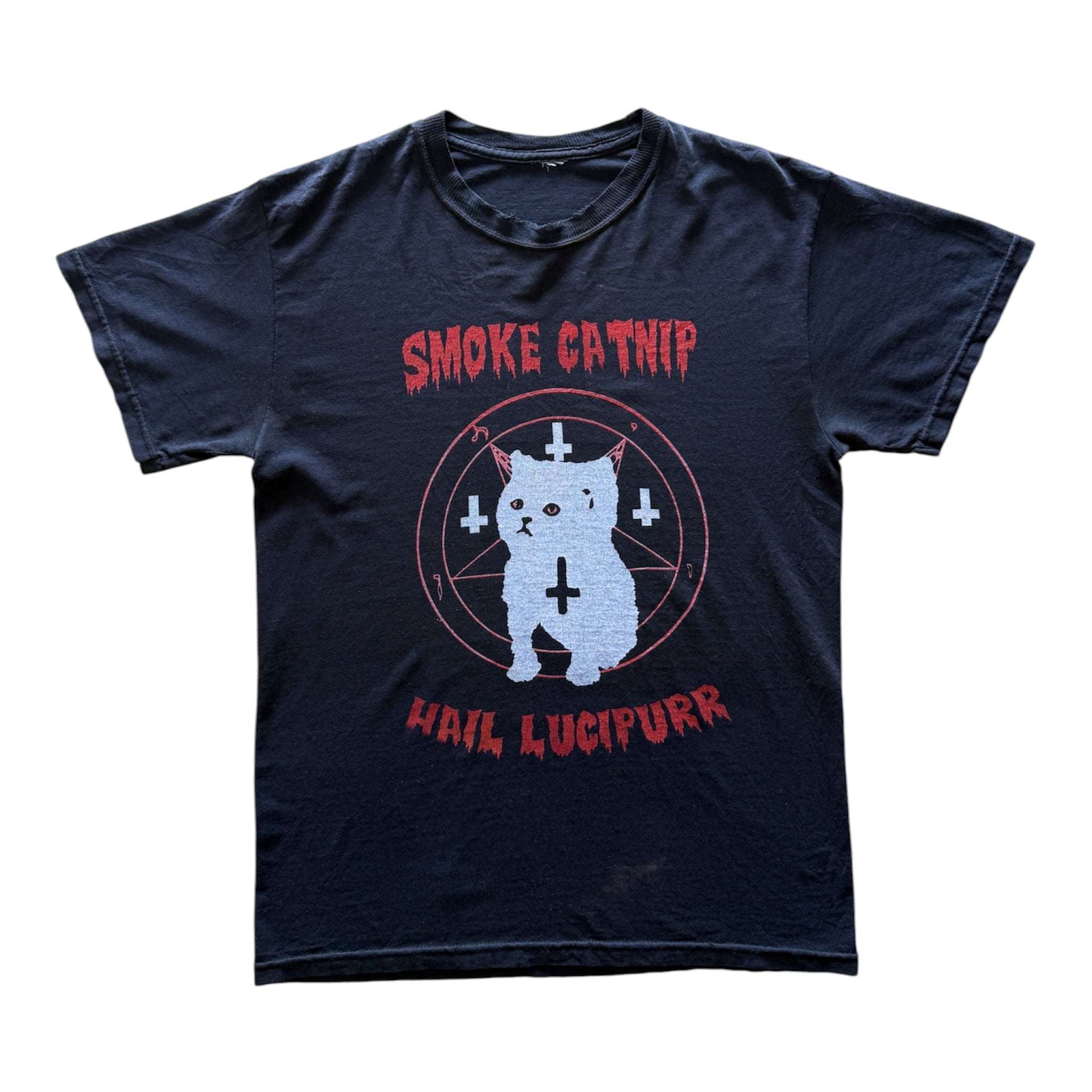 Smoke Catnip Hail Lucipurr Tee — Vintage