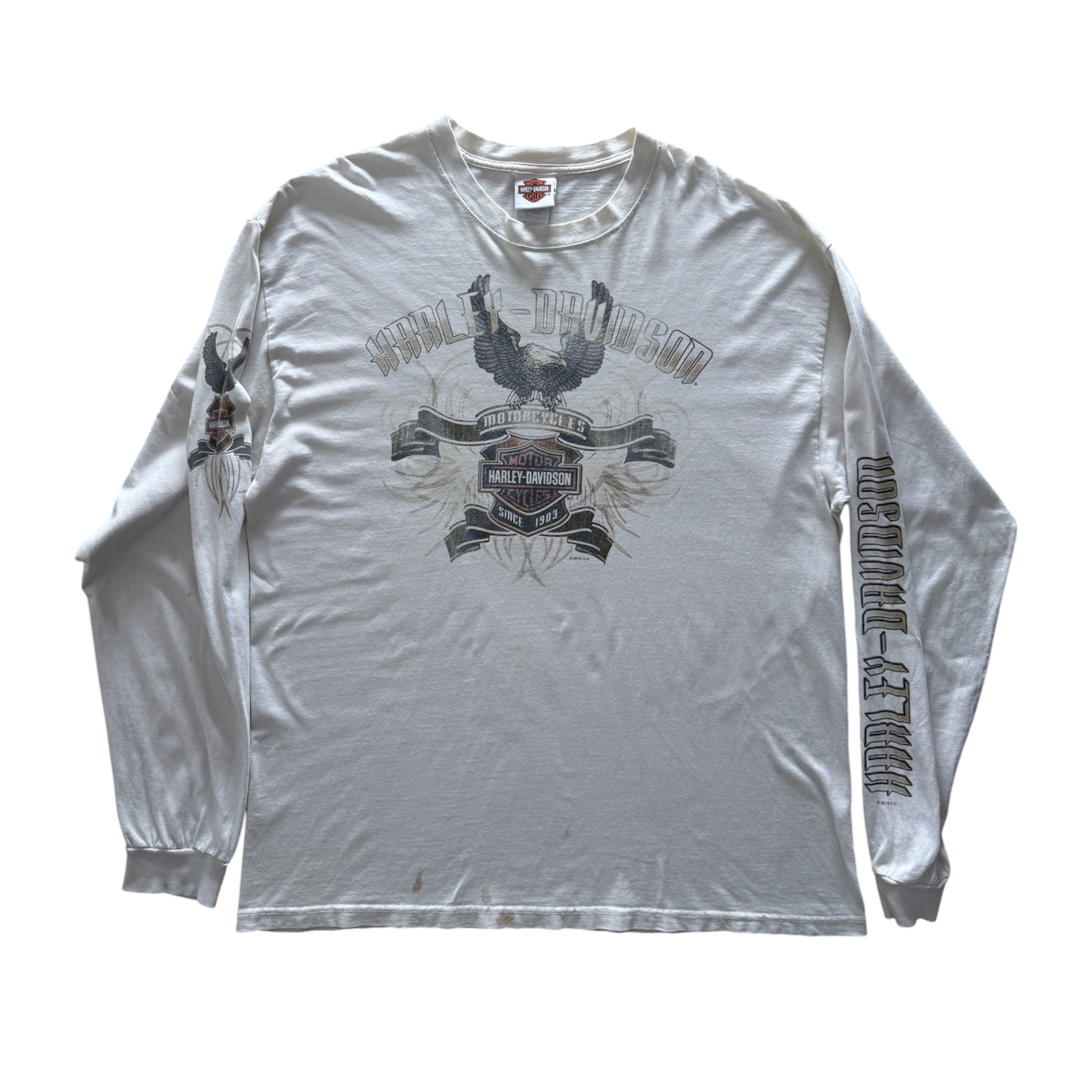 Harley-Davidson Sales Columbus NE Long Sleeve Tee — Officiel Vintage