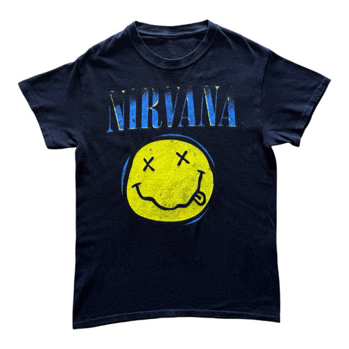 Nirvana Smiley Face Tee — Officiel Vintage