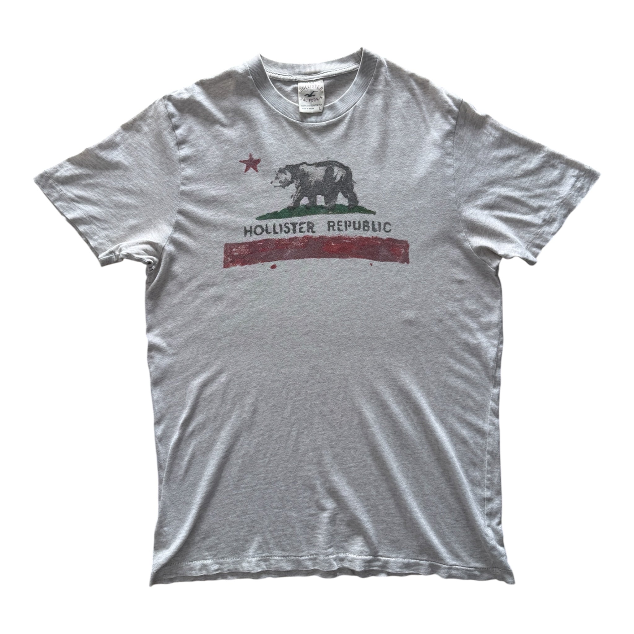 Hollister Republic California Bear Tee — Officiel Vintage