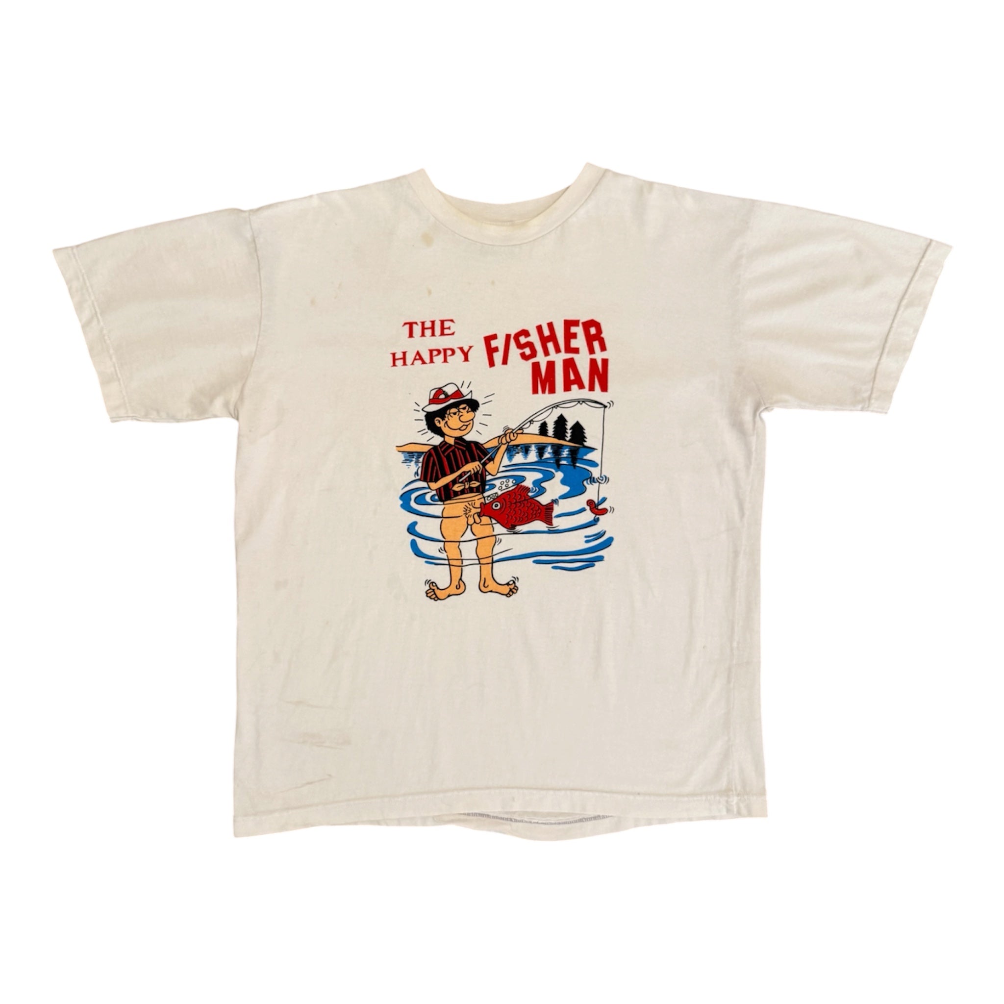The Happy Fisherman Tee — Vintage