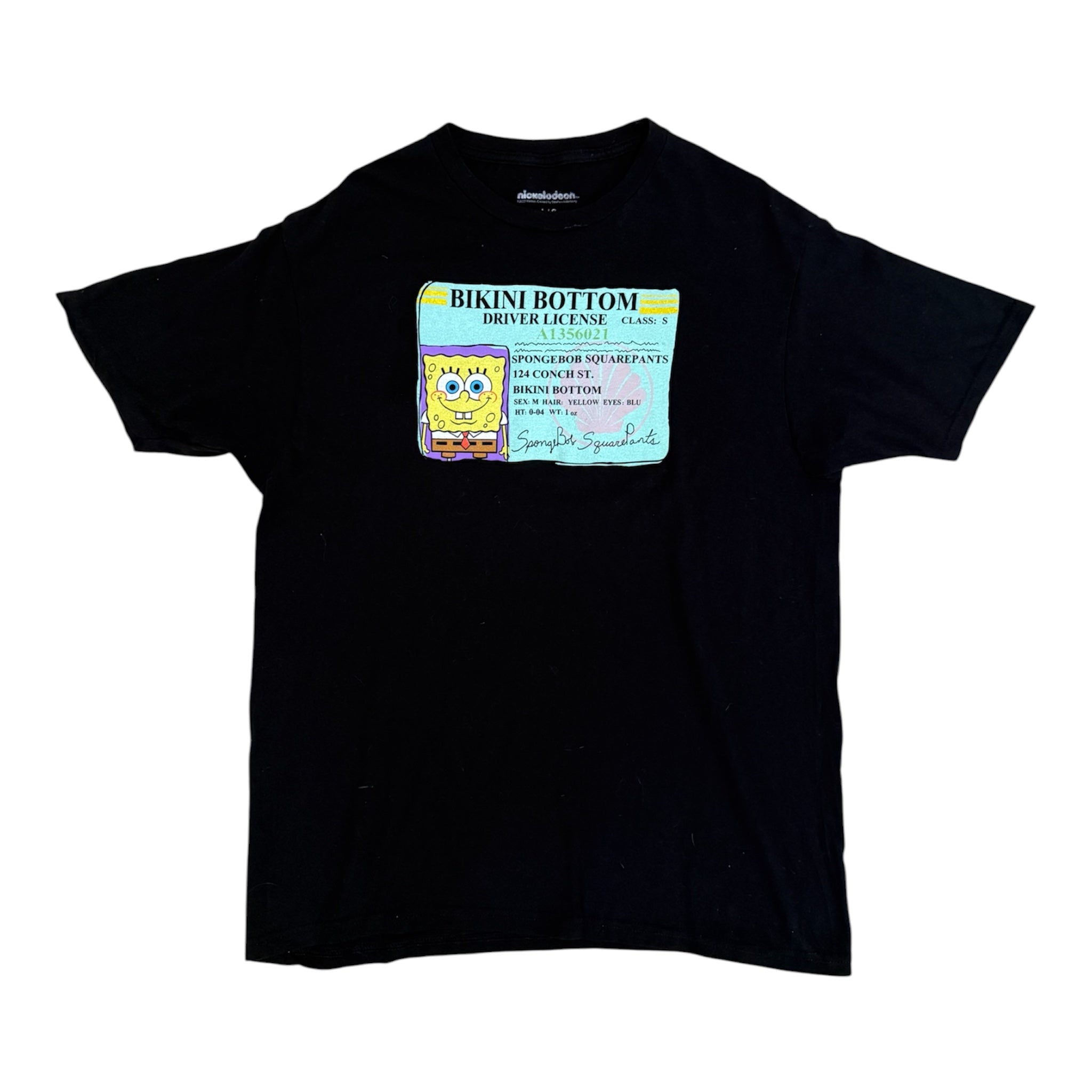 SpongeBob Bikini Bottom Driver License Tee — Officiel Vintage